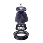 Filtro de Aire Cónico Universal De Admisión Blitz Azul - Imagen 4