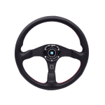 Volante Nardi De Cuero Universal De 330mm 6 Agujeros - Imagen 3