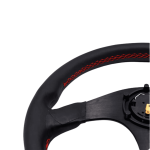 Volante Nardi De Cuero Universal De 330mm 6 Agujeros - Imagen 4