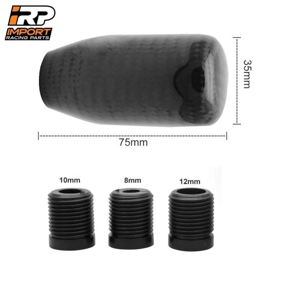 Pomo de Cambios de Fibra Carbono Real Universal Tuning 5ta/6ta - Imagen 10