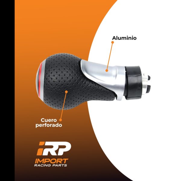 Pomo de Cambios GTI VW/Audi Detalle Rojo - Golf Bora Vento/A3 A4 A1 A5 Q5 Q3 - Imagen 6