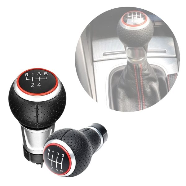 Pomo de Cambios GTI VW/Audi Detalle Rojo - Golf Bora Vento/A3 A4 A1 A5 Q5 Q3 - Imagen 10