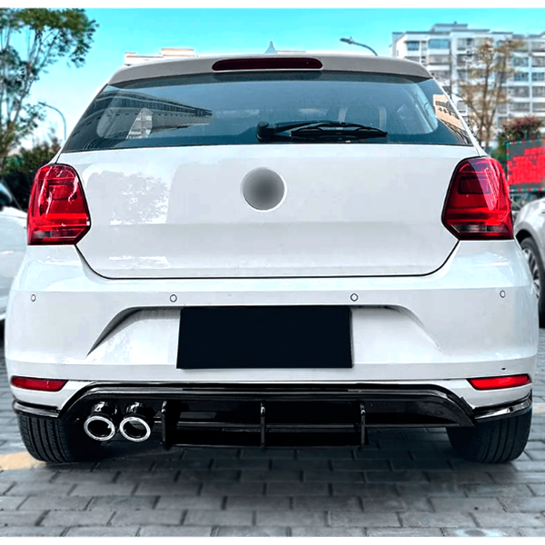 Difusor Trasero para Volkswagen Polo 18-25 estilo GTI Negro Brillante - Imagen 16