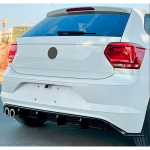 Difusor Trasero para Volkswagen Polo 18-25 estilo GTI Negro Brillante - Imagen 6