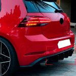 Difusor Trasero Aletas para Volkswagen Golf GTI MK7.5 17-19 - Imagen 4