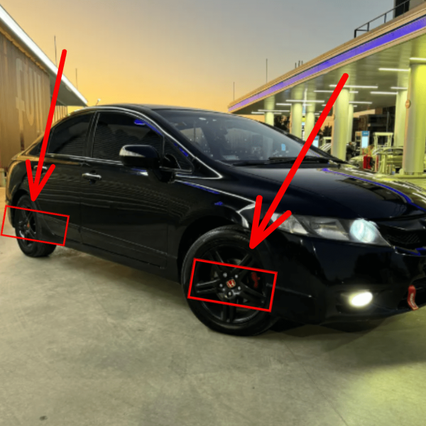 Kit X4 Centros De Llanta para Honda de 69mm Civic/Fit/HRV/Accord - Imagen 6