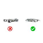 Kit  X4 Centros de Llanta Estrella AUDI A4 S4 S5 A5 Q5 TT 55mm 4F0601165N - Imagen 8