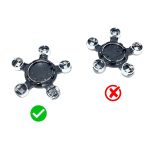 Centro de Llanta para Audi 8R0601165 Negro - Imagen 8