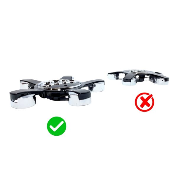 Centro de Llanta para Audi 8R0601165 Negro - Imagen 6