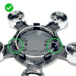 Centro de Llanta para Audi 8R0601165 Negro - Imagen 5