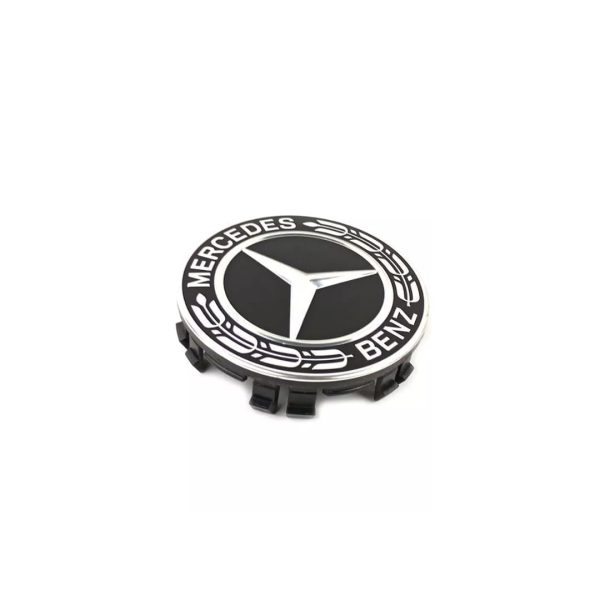 Kit X4 Centros De Llanta para Mercedes Benz Laureles 75mm Azul-Negro - Imagen 10