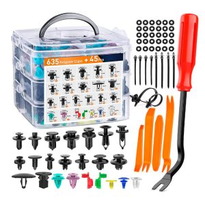 Clips Plásticos 680 Piezas + Herramientas