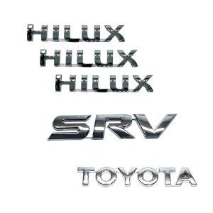 Kit Emblemas Traseros y Laterales para Toyota Hilux Srv 05-15