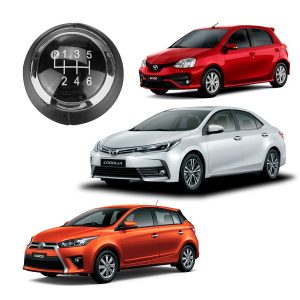 Bocha Pomo para Palanca de Cambios Toyota Corolla Etios 6ta Negro