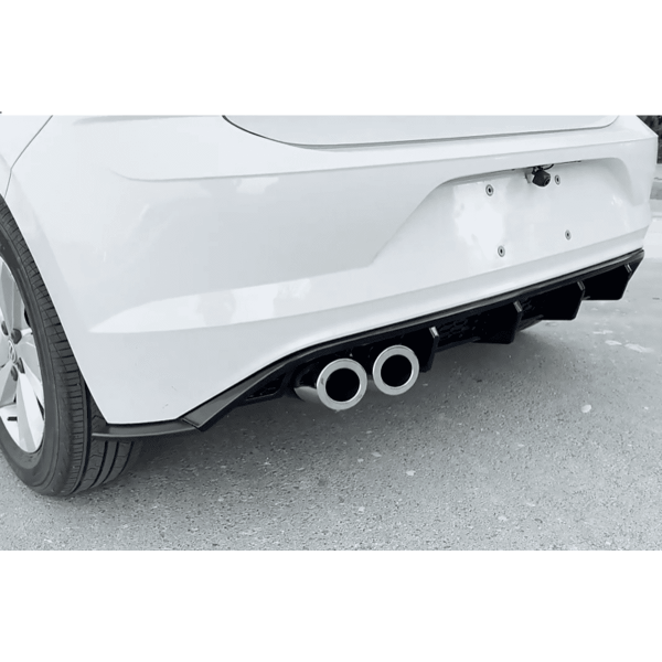 Difusor Trasero para Volkswagen Polo 18-25 estilo GTI Negro Brillante - Imagen 4