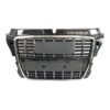 Parrilla Para Audi S3 8p 08-13 Con Borde Cromado Viras Negra