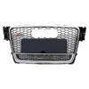 Parrilla Rs4 Audi A4 B8 08-12 Borde Cromado Quattro Debajo Cromado