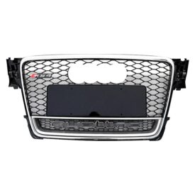 Parrilla Rs4 Audi A4 B8 08-12 Borde Cromado Quattro Debajo Cromado