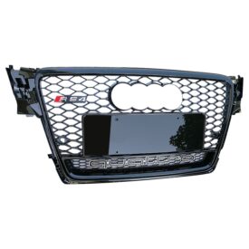 Alternative view of Parrilla Rs4 Audi A4 B8 08-12 Borde Negro Con Quattro Debajo Negro