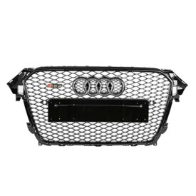 Parrilla Rs4 Para Audi A4/s4 13-16 Negra Con Borde Negro