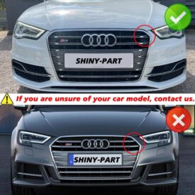 Alternative view of Parrilla Estilo Rs3 Para Audi A3 8v 14-16 Negra