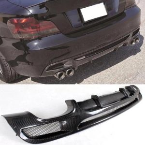 Difusor Trasero De Carbono Para Bmw E82 Serie 1 135 Salida Doble