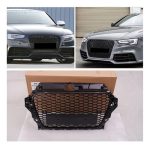 Parrilla Estilo Rs3 Para Audi A3 8v 14-16 Negra - Imagen 3