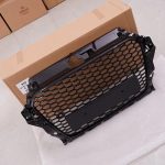 Parrilla Estilo Rs3 Para Audi A3 8v 14-16 Negra - Imagen 2