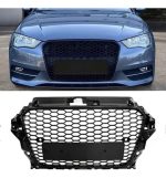 Parrilla Estilo Rs3 Para Audi A3 8v 14-16 Negra - Imagen 4