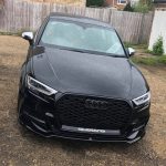 Parrilla Estilo Rs3 Para Audi A3 8v 17-20 Negra Quattro Negra - Imagen 5