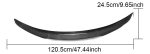 Aleron Carbono estilo M4 BMW Serie 3 Sedan E90 325 330 335 - Imagen 6