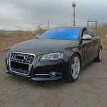 Parrilla para Audi S3 8P 08-13 con Borde Cromado Viras Grises - Imagen 5