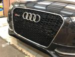 Parrilla estilo RS5 para Audi A5 12-16 Negra con Borde Cromado. - Imagen 2