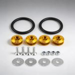 Sujetador Paragolpes Universal Auto Dorado JDM - Imagen 5