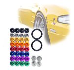 Sujetador Paragolpes Universal Auto Azul JDM - Imagen 2