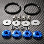 Sujetador Paragolpes Universal Auto Azul JDM - Imagen 3