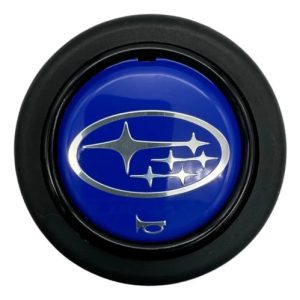 Pulsador de Bocina logo Subaru para Volante Deportivo tipo Nardi Omp Momo Gp Race