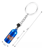 Llavero Nitro Nos Garrafa Tunning Oxido Nitroso Botellon Color Azul - Imagen 3