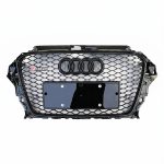 Parrilla Estilo Rs3 Para Audi A3 8v 14-16 Negra