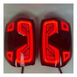 Faros Traseros Full Led Ford Ranger T9 2023 Giro Secuencial Ambos Lados Negro Y Rojo - Imagen 4