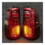 Faros Traseros Led Toyota Hilux 2008-2015  Rojas Linea Nueva Ambos Lados Rojo - Imagen 5