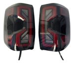 Faros Traseros Full Led Ford Ranger T9 2023 Giro Secuencial Ambos Lados Negro Y Rojo - Imagen 5