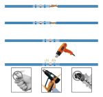 Conectores para Empalme de Union Autosoldable Termocontraible 300 Unidades - Imagen 4