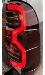 Faros Traseros Led Toyota Hilux 2008-2015  Rojas Linea Nueva Ambos Lados Rojo - Imagen 6