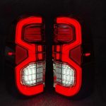 Faros Traseros Led Toyota Hilux 2008-2015  Rojas Linea Nueva Ambos Lados Rojo - Imagen 3