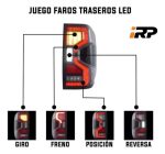 Faros Traseros Led Ford Ranger T9 23-26 Tipo Xlt Raptor Blis - Imagen 9
