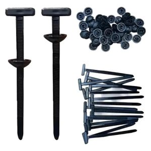 Kit 20 Ganchos Grampas Clips Pasarueda Plasticos Universal