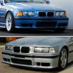 Kit Paragolpes Bmw E36 Estilo M3 Del/tras Negro Negro - Imagen 2